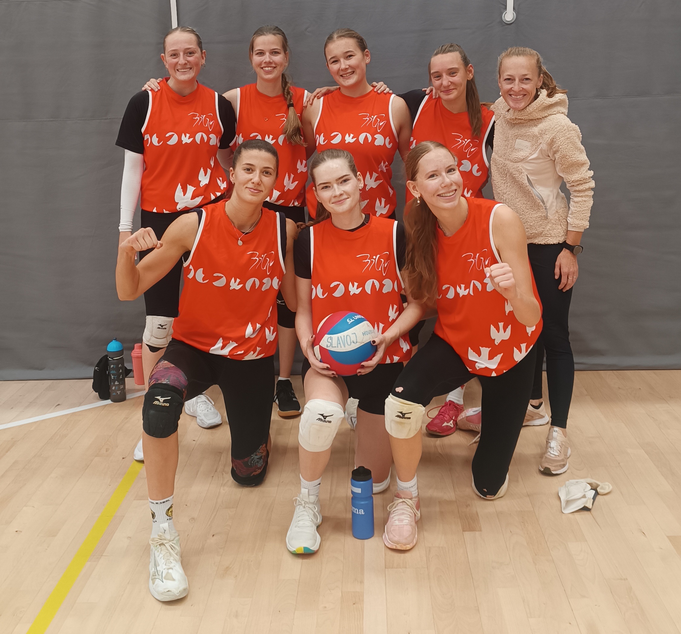 1. místo v okresním kole ve volejbale dívek