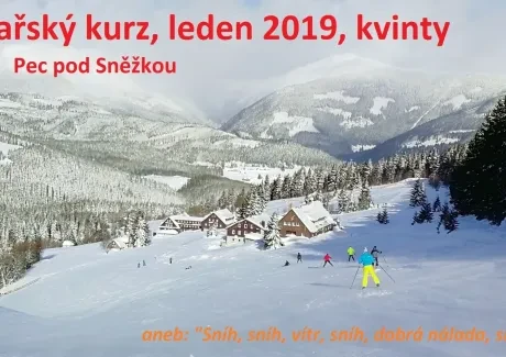 Lyžařský kurz kvinty - leden 2019