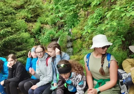 BI-VV projekt v Krkonoších 2.B