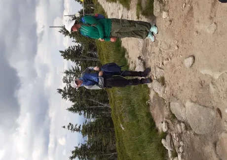 BI-VV projekt v Krkonoších 2.B