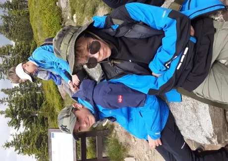 BI-VV projekt v Krkonoších 2.B