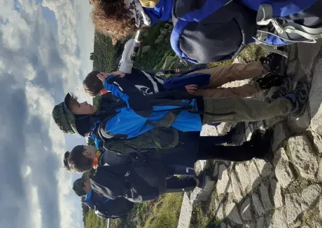 BI-VV projekt v Krkonoších 2.B