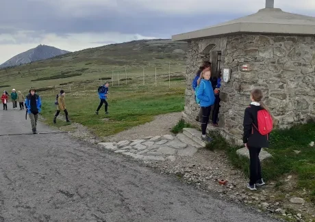 BI-VV projekt v Krkonoších 2.B