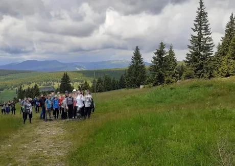 BI-VV projekt v Krkonoších 2.B