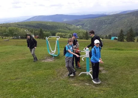 BI-VV projekt v Krkonoších 2.B