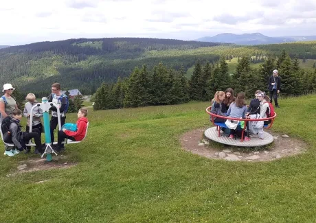 BI-VV projekt v Krkonoších 2.B