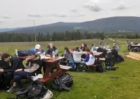 BI-VV projekt v Krkonoších 2.B