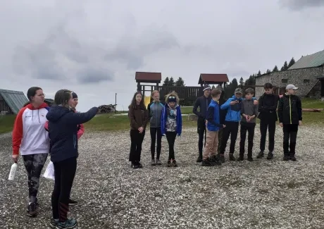 BI-VV projekt v Krkonoších 2.B