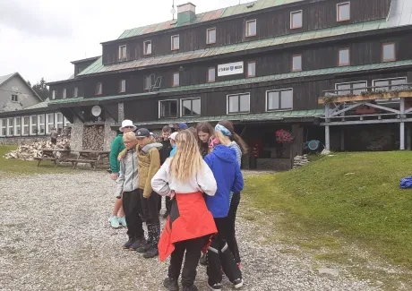 BI-VV projekt v Krkonoších 2.B