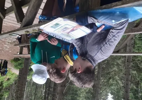 BI-VV projekt v Krkonoších 2.B