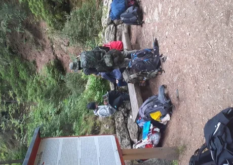 BI-VV projekt v Krkonoších 2.B