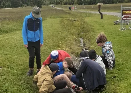 BI-VV projekt v Krkonoších 2.B