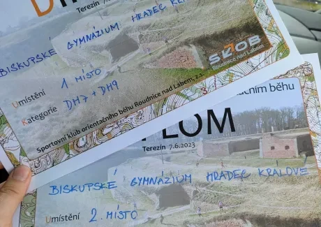 Republikové finále přeboru škol v orientačním běhu 7. 6. 2023