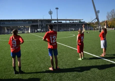 Frisbee - středoškolka; říjen 2017