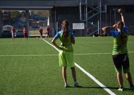 Frisbee - středoškolka; říjen 2017