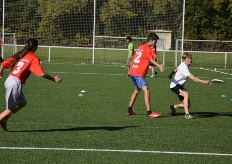 Frisbee - středoškolka; říjen 2017