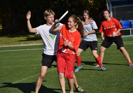 Frisbee - středoškolka; říjen 2017