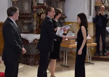 Slavnostní předávání maturitních vysvědčení 1