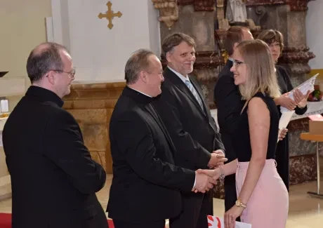 Slavnostní předávání maturitních vysvědčení 1