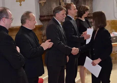 Slavnostní předávání maturitních vysvědčení 1