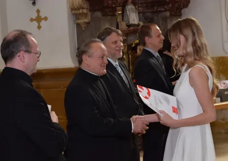 Slavnostní předávání maturitních vysvědčení 1