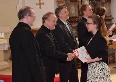 Slavnostní předávání maturitních vysvědčení 1