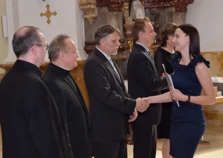 Slavnostní předávání maturitních vysvědčení 1