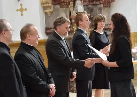 Slavnostní předávání maturitních vysvědčení 1