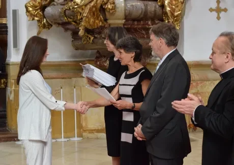 Slavnostní předávání maturitních vysvědčení 1