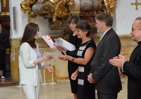 Slavnostní předávání maturitních vysvědčení 1