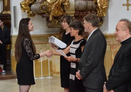 Slavnostní předávání maturitních vysvědčení 1