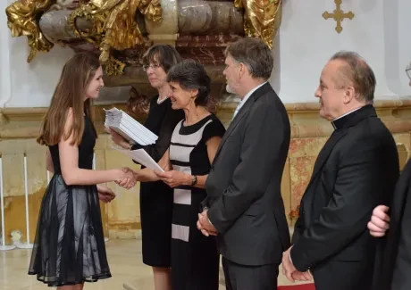 Slavnostní předávání maturitních vysvědčení 1