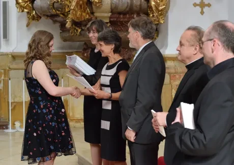 Slavnostní předávání maturitních vysvědčení 1