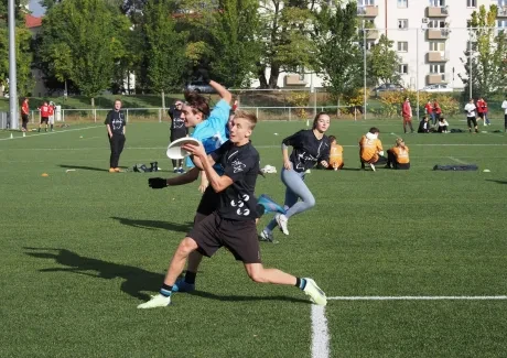 Frisbee středoškolská liga 17. 10. 2023