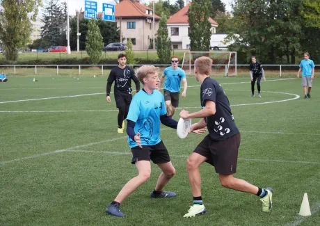 Frisbee středoškolská liga 17. 10. 2023