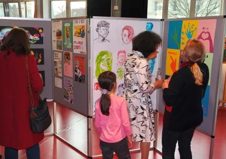 Vernisáž výstavy výtvarných prací 6. 3. 2024