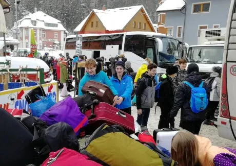 Lyžařský kurz kvinty - leden 2019