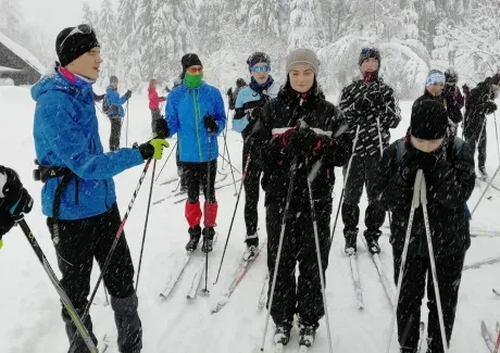 Lyžařský kurz kvinty - leden 2019