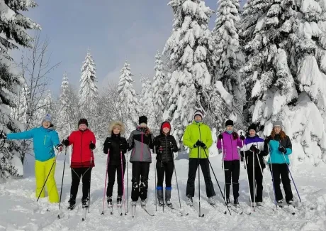 Lyžařský kurz kvinty - leden 2019
