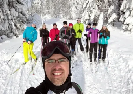 Lyžařský kurz kvinty - leden 2019