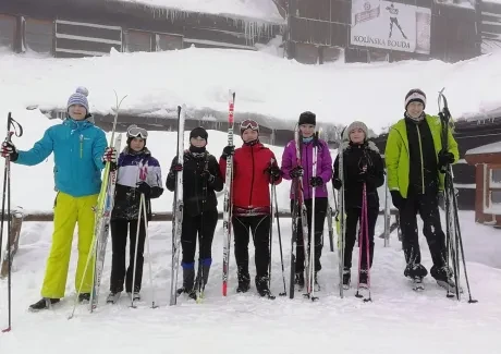 Lyžařský kurz kvinty - leden 2019
