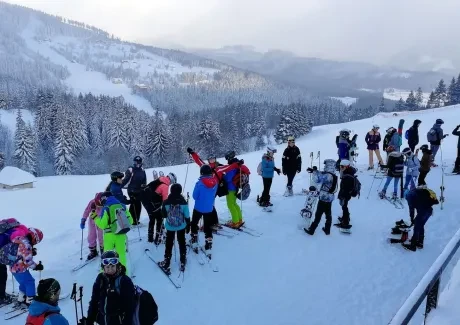 Lyžařský kurz kvinty - leden 2019