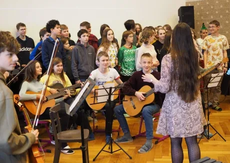 Předvánoční besídka a adventní trhy