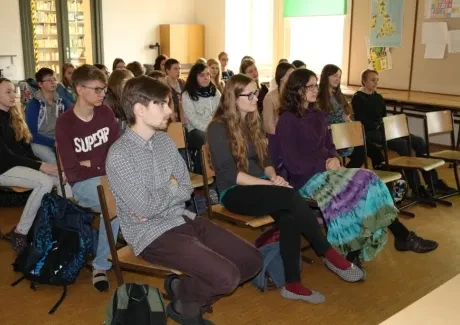 Předávání cen za literární soutěž autorského čtení a Olympiádu v ČJ