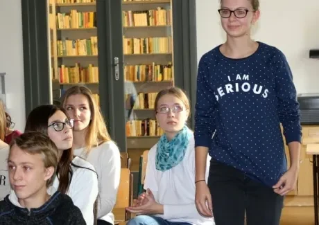 Předávání cen za literární soutěž autorského čtení a Olympiádu v ČJ