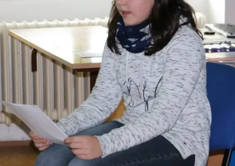 Předávání cen za literární soutěž autorského čtení a Olympiádu v ČJ