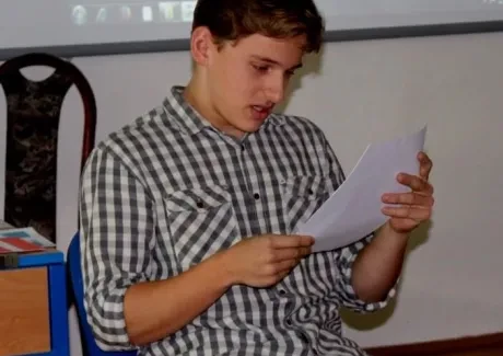 Předávání cen za literární soutěž autorského čtení a Olympiádu v ČJ