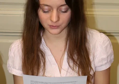 Vyhlášení výsledků soutěže autorského čtení