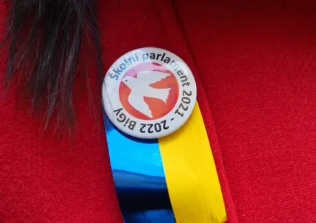 Setkání studentů na podporu Ukrajiny