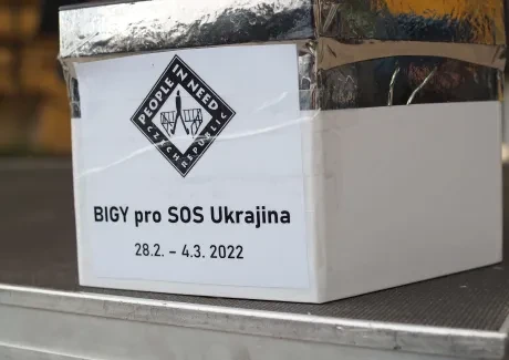 Setkání studentů na podporu Ukrajiny